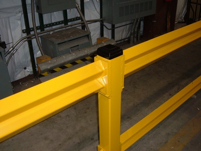 "Save"ty Yellow Stand Guard™ Lite Guard Rail